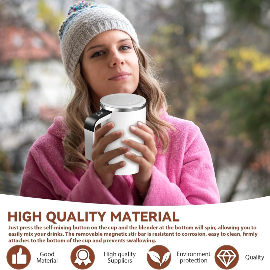 Taza magnetica agitadora