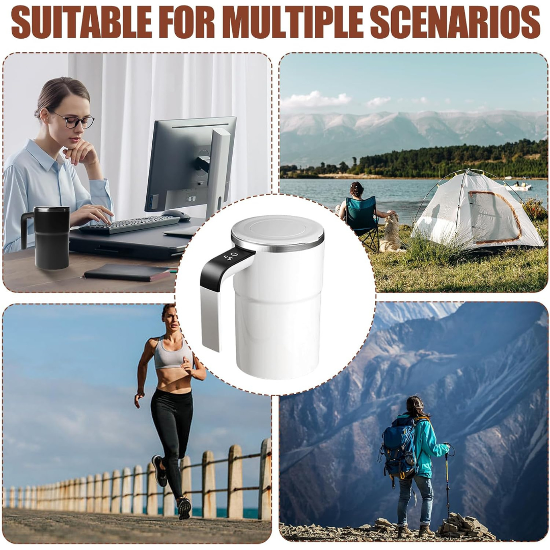 Taza magnetica agitadora
